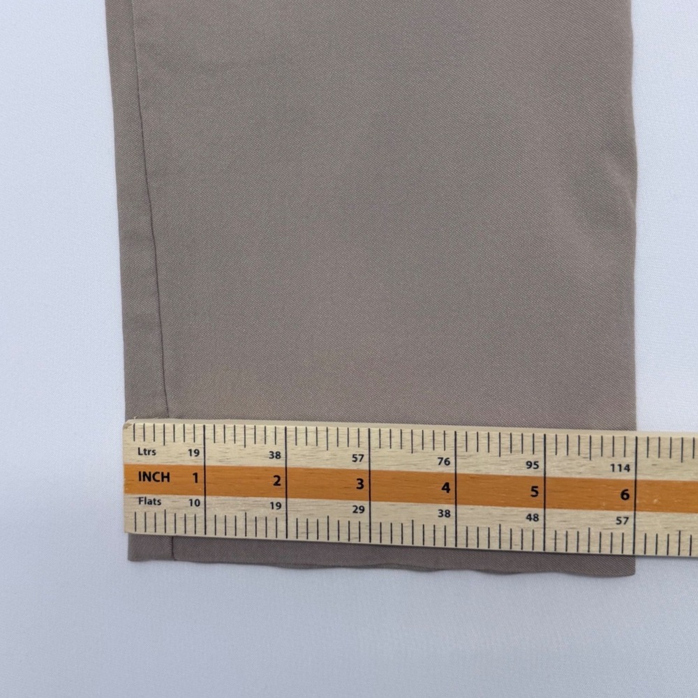 Briggs Womens Size 6 Tan Khaki Pull On Straight Leg Stretch Dress Pants Slacks - Picture 7 of 8